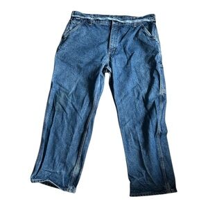 Carhartt FR Flame Resistant Signature Loose Fit Dungaree Denim Jeans 40x30